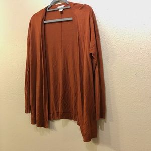 Burnt orange light cardigan
